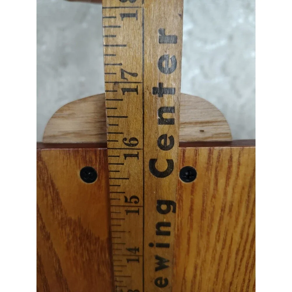 Jack Daniels 2002 Solid Wood Shot Glass Display Shelf Barrel Shape Design